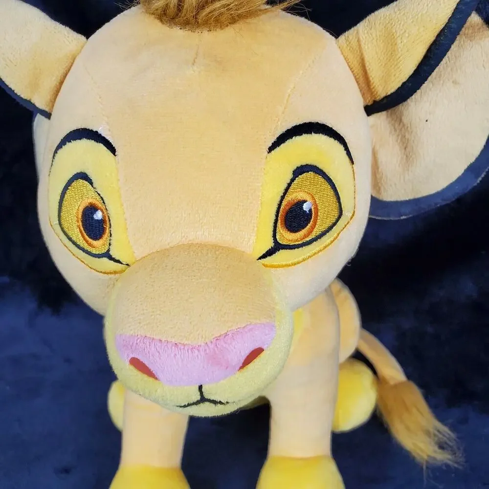 Disney Jumbo SIMBA Lion King Young Cub 16” Sitting Plush Stuffed Animal